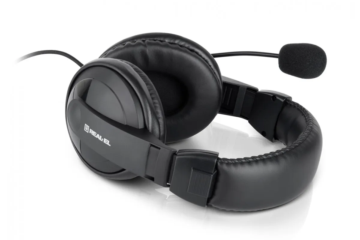 Гарнітура REAL-EL GD-750MV Black - мініатюра 3