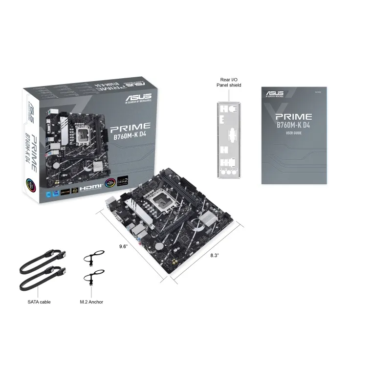 Материнська плата Asus Prime B760M-K D4 Socket 1700 - мініатюра 6