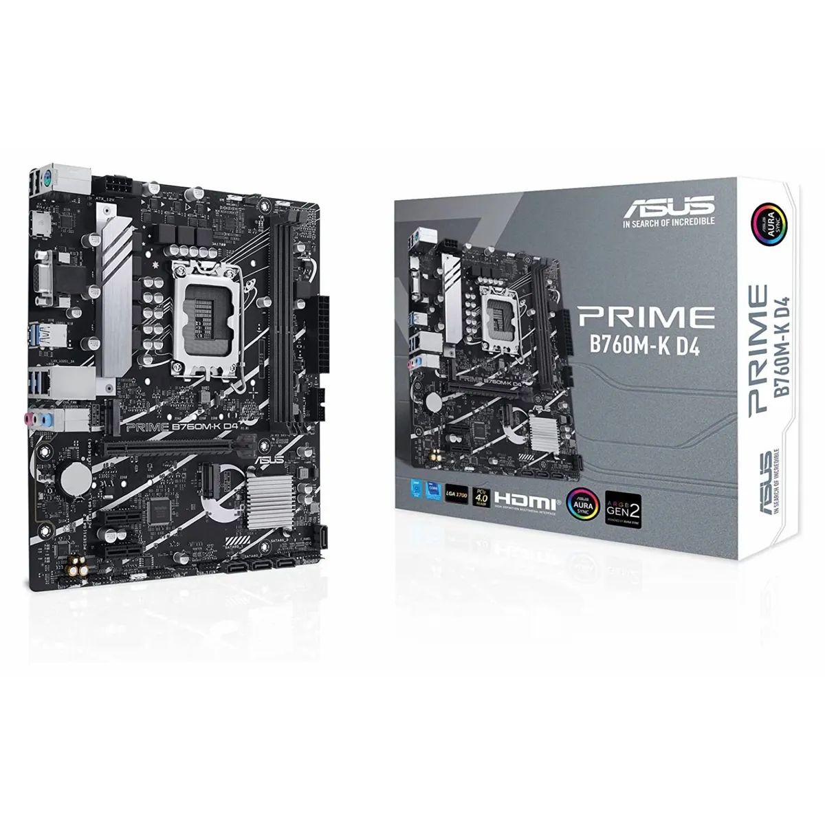 Материнська плата Asus Prime B760M-K D4 Socket 1700 - мініатюра 7