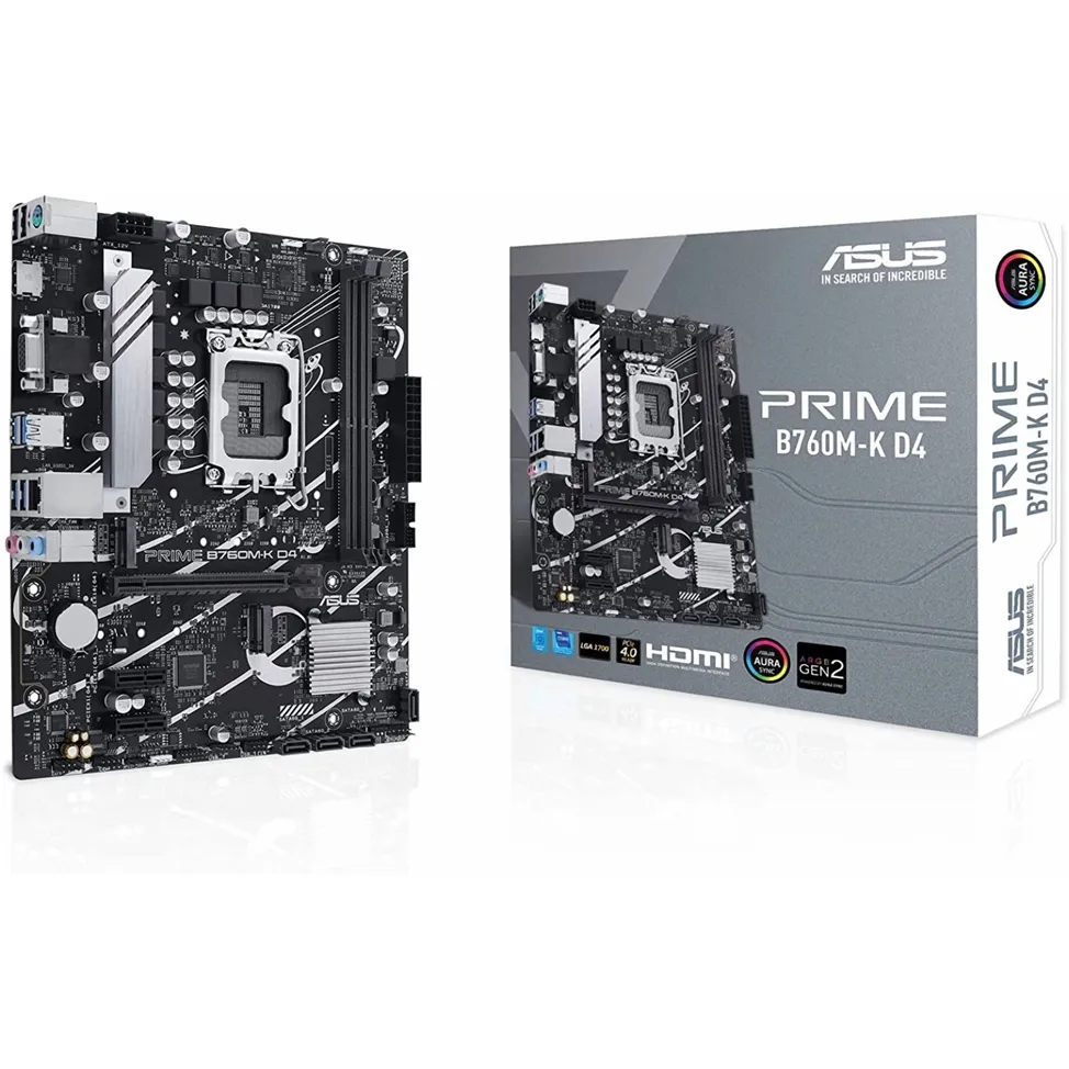 Материнська плата Asus Prime B760M-K D4 Socket 1700 - мініатюра 8