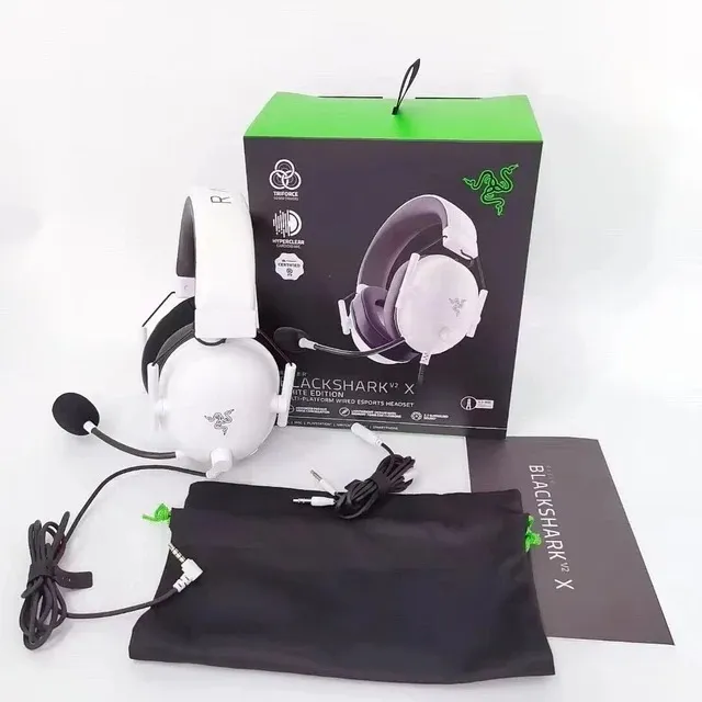 Гарнітура Razer BlackShark V2 X White (RZ04-03240700-R3M1) - мініатюра 6
