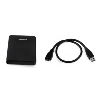 Кишеня зовнішня Maiwo K2503D black 2.5'' HDD/SSD, SATA, 1xUSB 3.0 - мініатюра 5