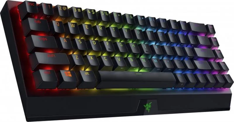 Клавіатура бездротова Razer BlackWidow V3 Mini Hyperspeed Green Switch Black (RZ03-03891600-R3R1) - мініатюра 2