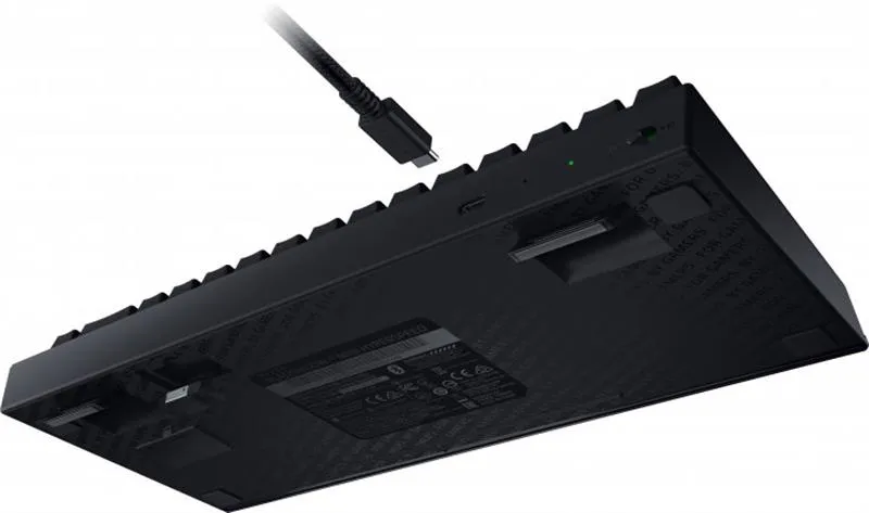 Клавіатура бездротова Razer BlackWidow V3 Mini Hyperspeed Green Switch Black (RZ03-03891600-R3R1) - мініатюра 4