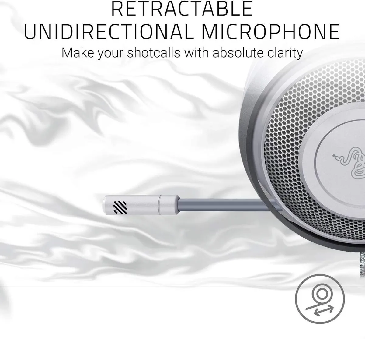 Гарнітура Razer Kraken Multi Platform Mercury Edition (RZ04-02830400-R3M1) - мініатюра 11