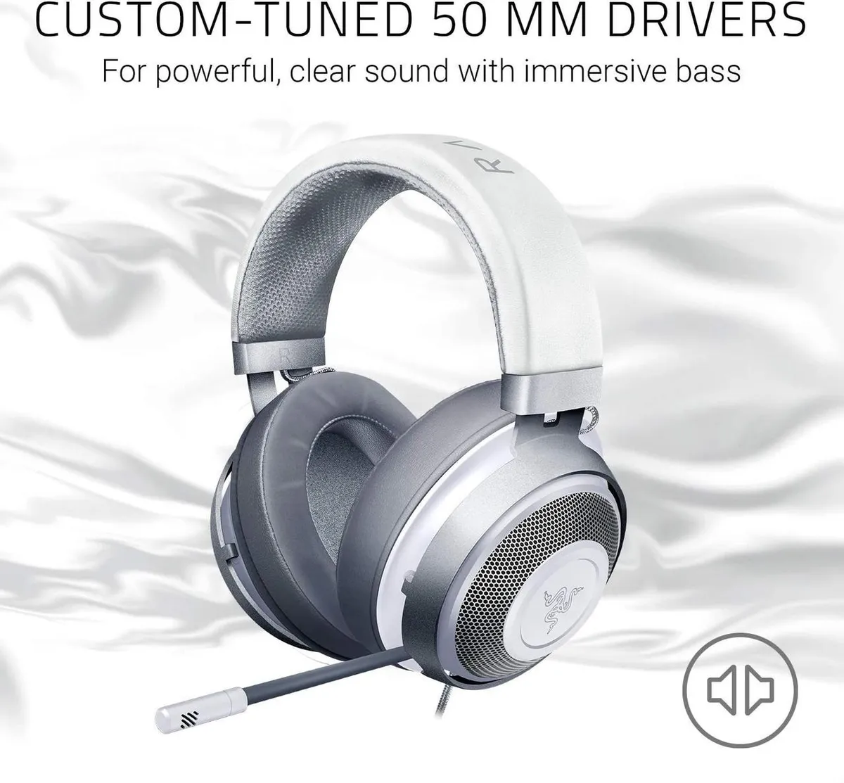 Гарнітура Razer Kraken Multi Platform Mercury Edition (RZ04-02830400-R3M1) - мініатюра 8