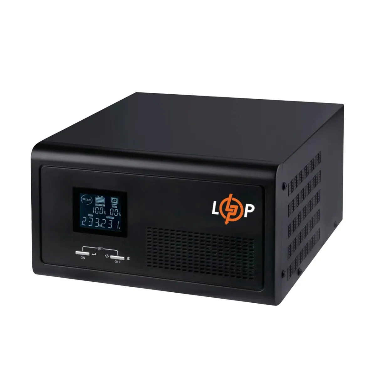 Джерело безперебійного живлення LogicPower LPE-B-PSW-430VA+ (300Вт)1-15A, з правильною синусоїдою 12V - зображення 1