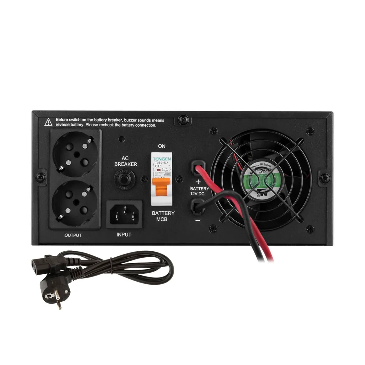 Джерело безперебійного живлення LogicPower LPE-B-PSW-430VA+ (300Вт)1-15A, з правильною синусоїдою 12V - мініатюра 4