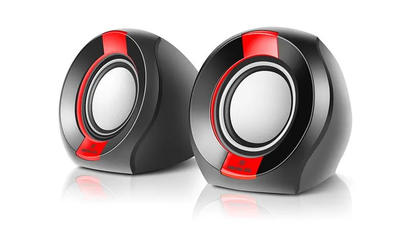 Акустична система REAL-EL S-50 Black/Red - мініатюра 6