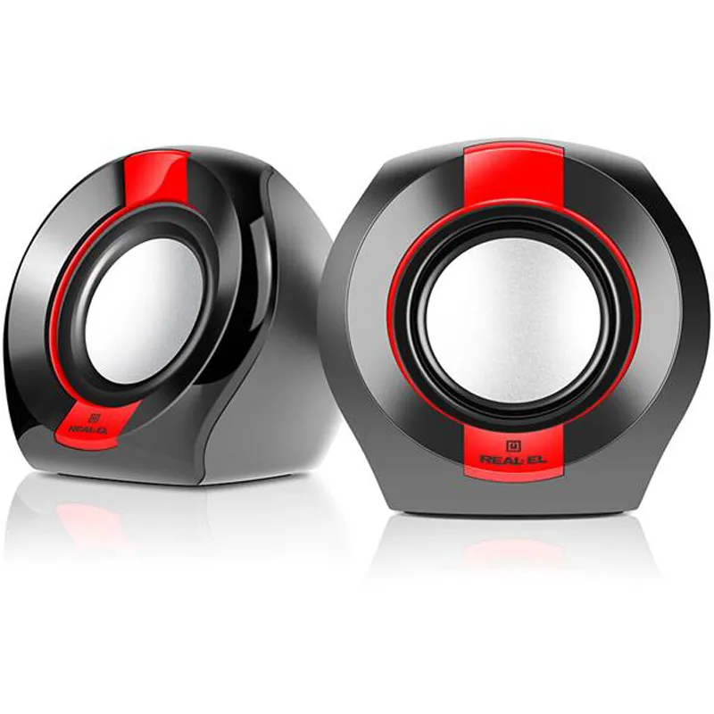 Акустична система REAL-EL S-50 Black/Red - мініатюра 7