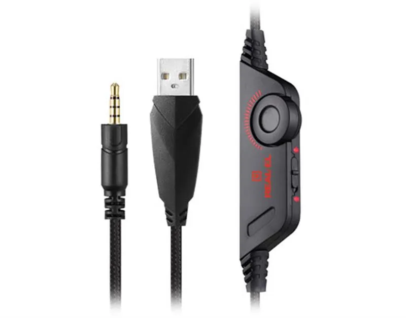 Гарнітура REAL-EL GDX-7650 Black/Red - мініатюра 9