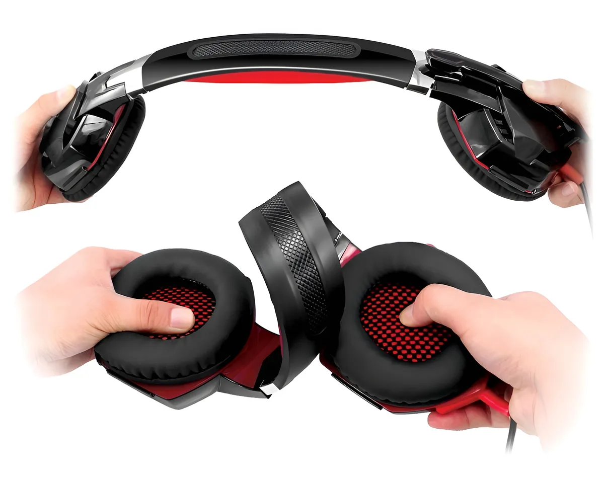 Гарнітура REAL-EL GDX-8000 Black/Red - мініатюра 6