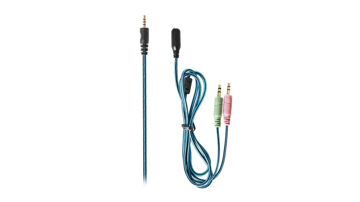 Гарнітура REAL-EL GDX-7500 Black/Blue - мініатюра 7