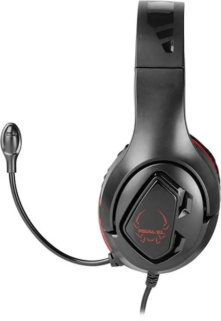 Гарнітура REAL-EL GDX-7590 Black/Red - мініатюра 2