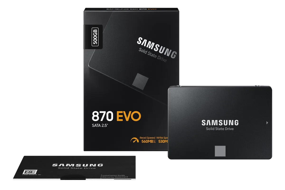 Накопичувач SSD  500GB Samsung 870 EVO 2.5" SATAIII MLC (MZ-77E500B/EU) - мініатюра 9