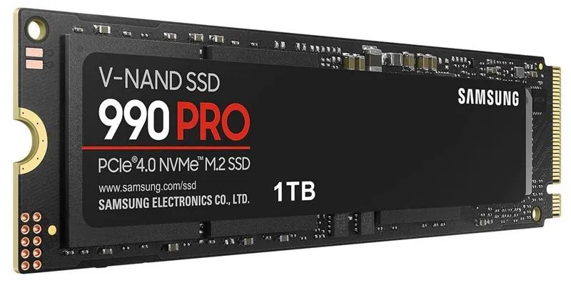 Накопичувач SSD  1ТB Samsung 990 PRO M.2 2280 PCIe 4.0 x4 NVMe V-NAND TLC (MZ-V9P1T0BW) - мініатюра 3