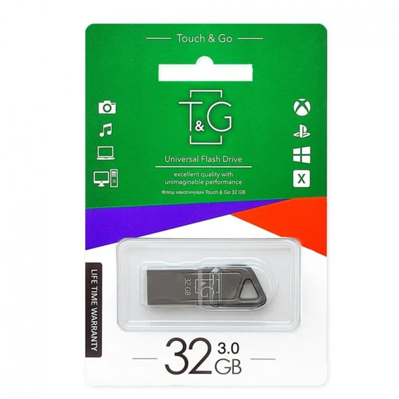 Флеш-накопичувач USB 32GB T&G 114 Metal Series (TG114-32G3) - мініатюра 2
