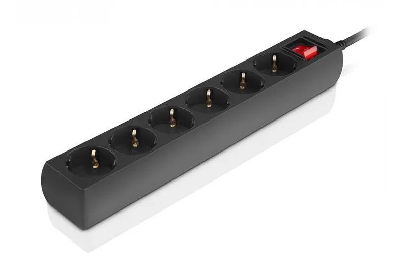 Фільтр живлення REAL-EL RS-6 Protect M 3м Black (EL122300034) - мініатюра 4