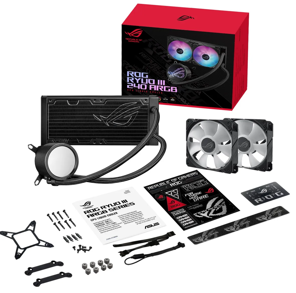 Система водяного охолодження Asus ROG Ryuo III 240 ARGB (90RC00J1-M0UAY0) - мініатюра 5