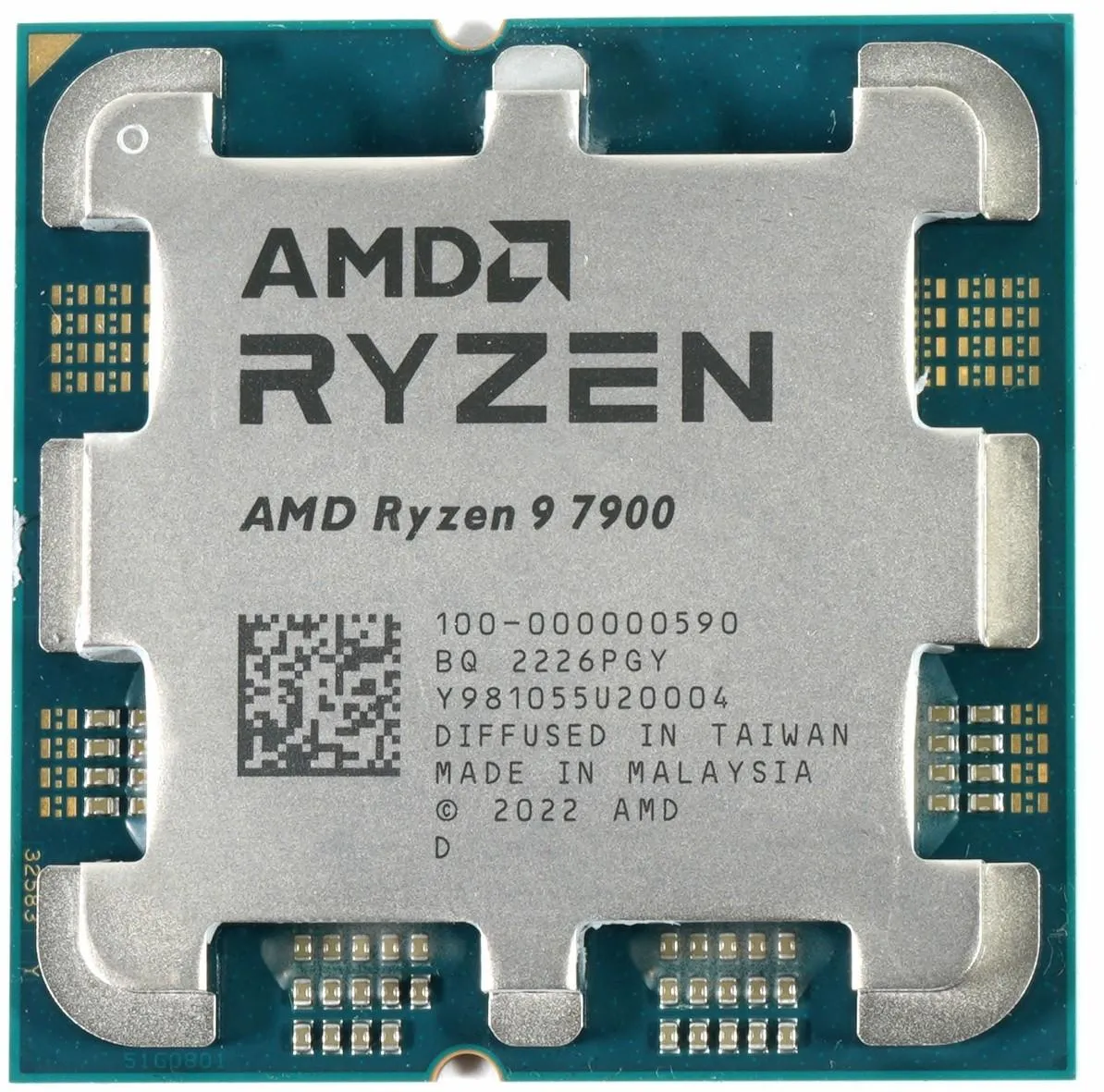 Процесор AMD Ryzen 9 7900 (3.7GHz 64MB 65W AM5) Box (100-100000590BOX) - зображення 1