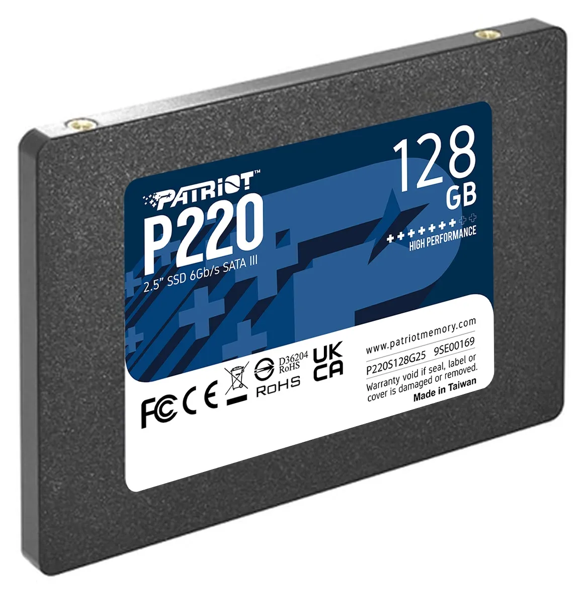 Накопичувач SSD  128GB Patriot P220 2.5" SATAIII TLC (P220S128G25) - мініатюра 3
