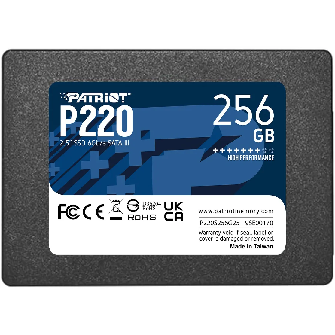 Накопичувач SSD  256GB Patriot P220 2.5" SATAIII TLC (P220S256G25) - зображення 1