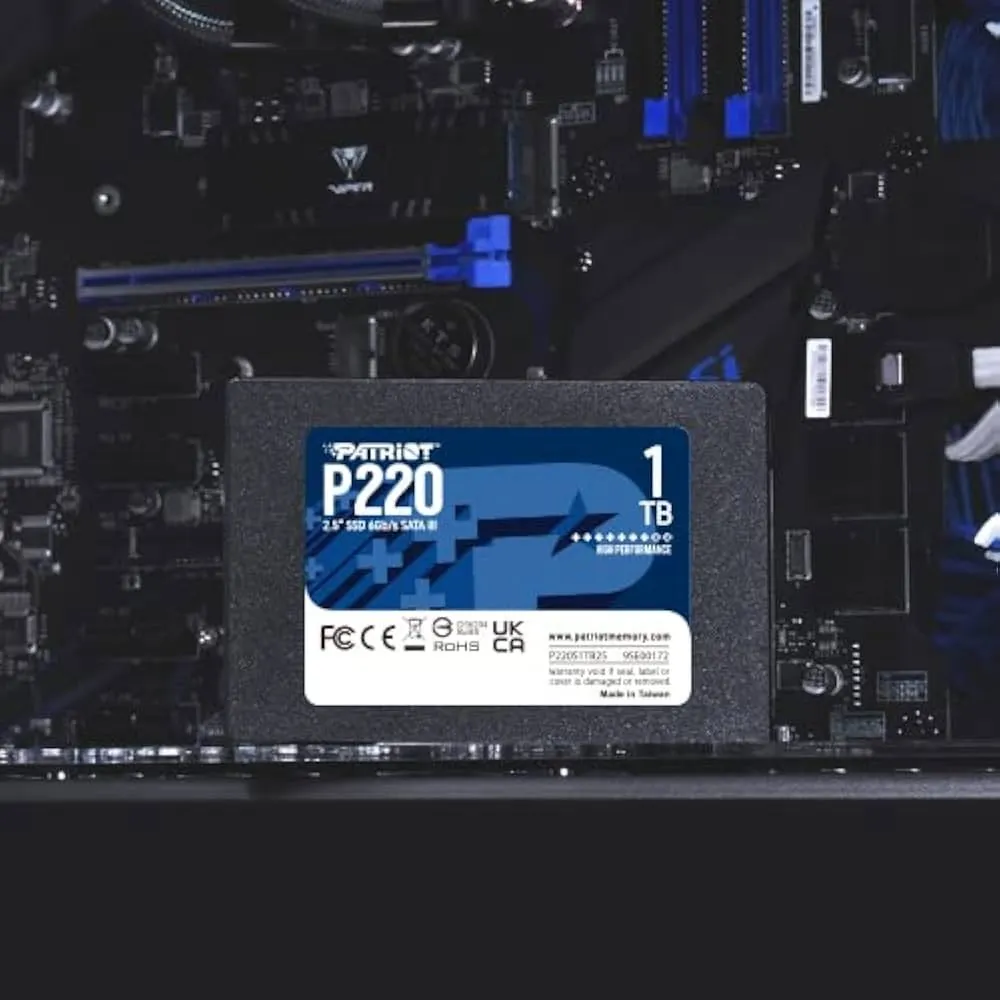 Накопичувач SSD 1TB Patriot P220 2.5" SATAIII TLC (P220S1TB25) - мініатюра 5