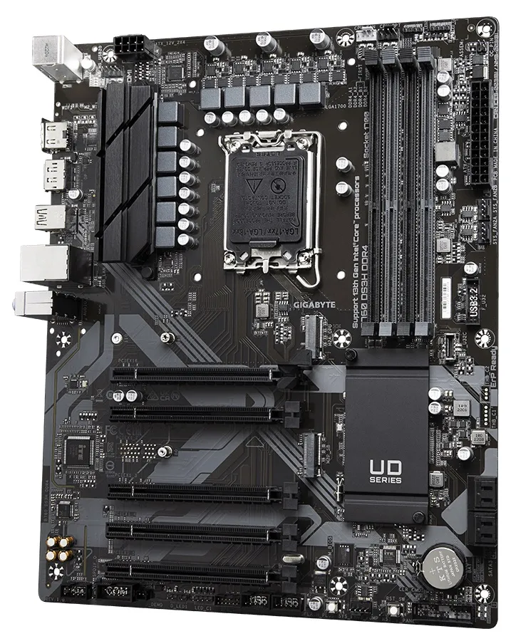 Материнська плата Gigabyte B760 DS3H DDR4 Socket 1700 - мініатюра 4