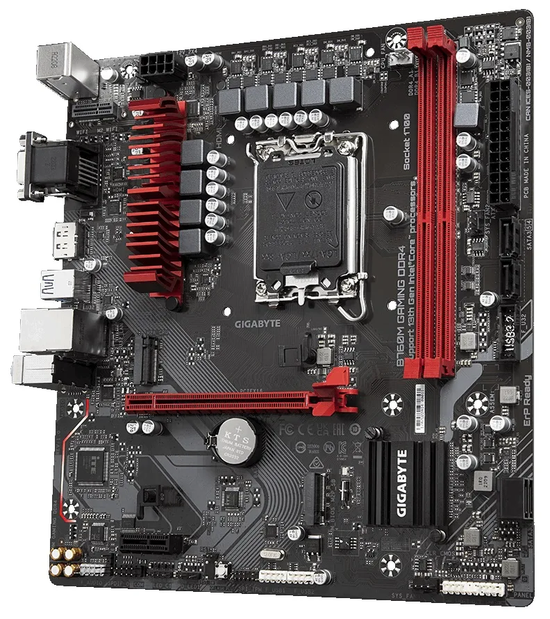 Материнська плата Gigabyte B760M Gaming DDR4 Socket 1700 - мініатюра 3