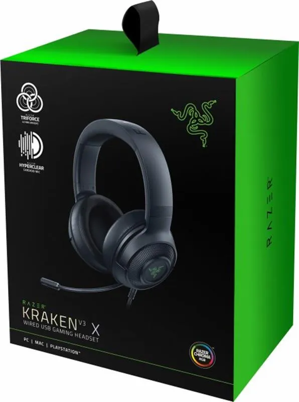 Гарнітура Razer Kraken V3 X USB (RZ04-03750300-R3M1) - мініатюра 6