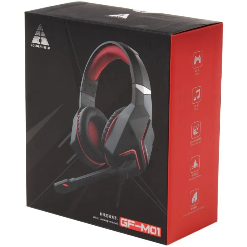 Гарнітура Golden Field GF-M01 Black (9590010685) - мініатюра 6
