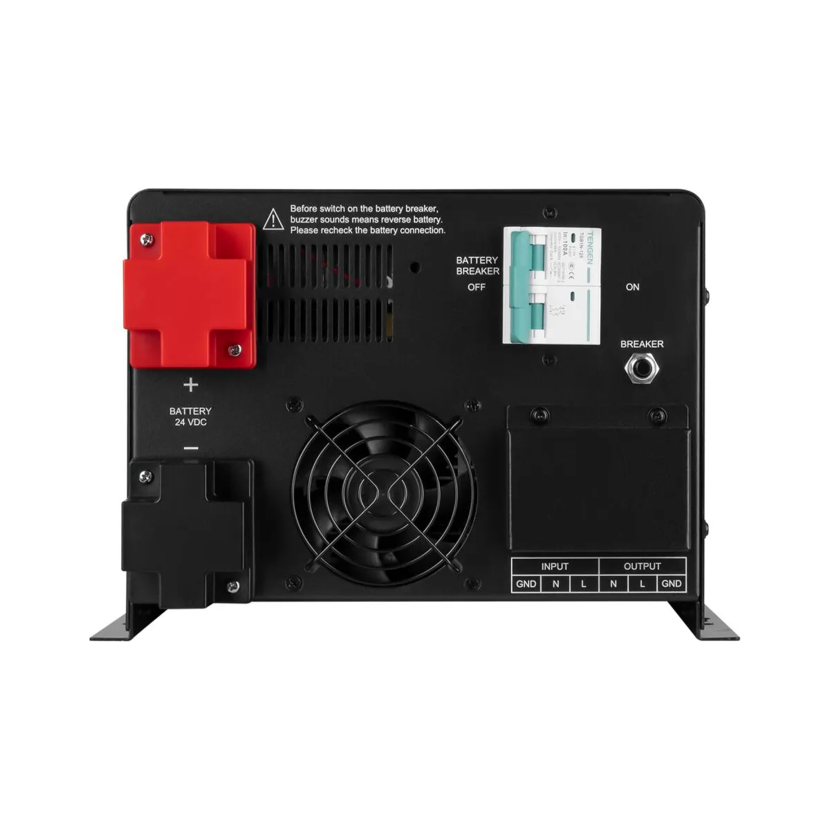 Джерело безперебійного живлення LogicPower LPE-W-PSW-5000VA+ (3500Вт) 1-60A, з правильною синусоїдою 24V - мініатюра 4
