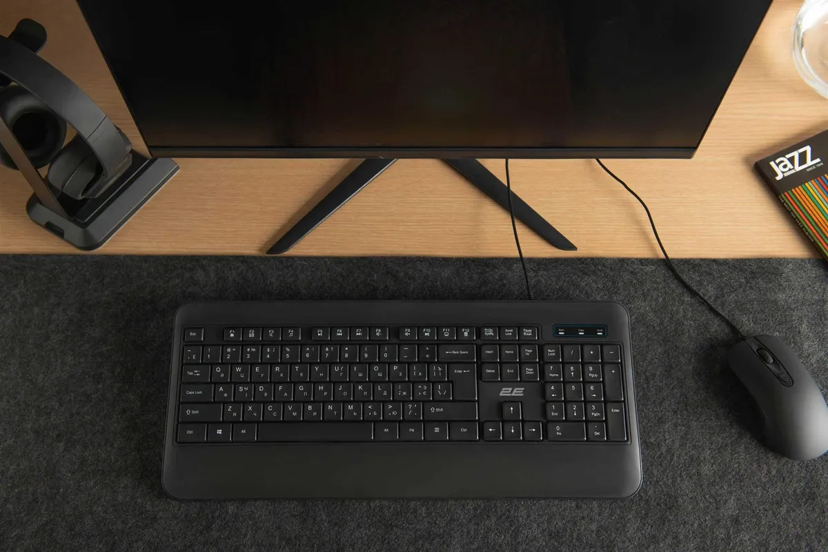 Клавіатура 2E KS109 USB Black (2E-KS109UB) - мініатюра 4