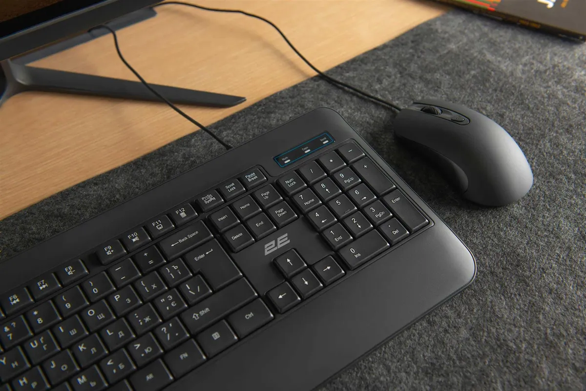 Клавіатура 2E KS109 USB Black (2E-KS109UB) - мініатюра 5