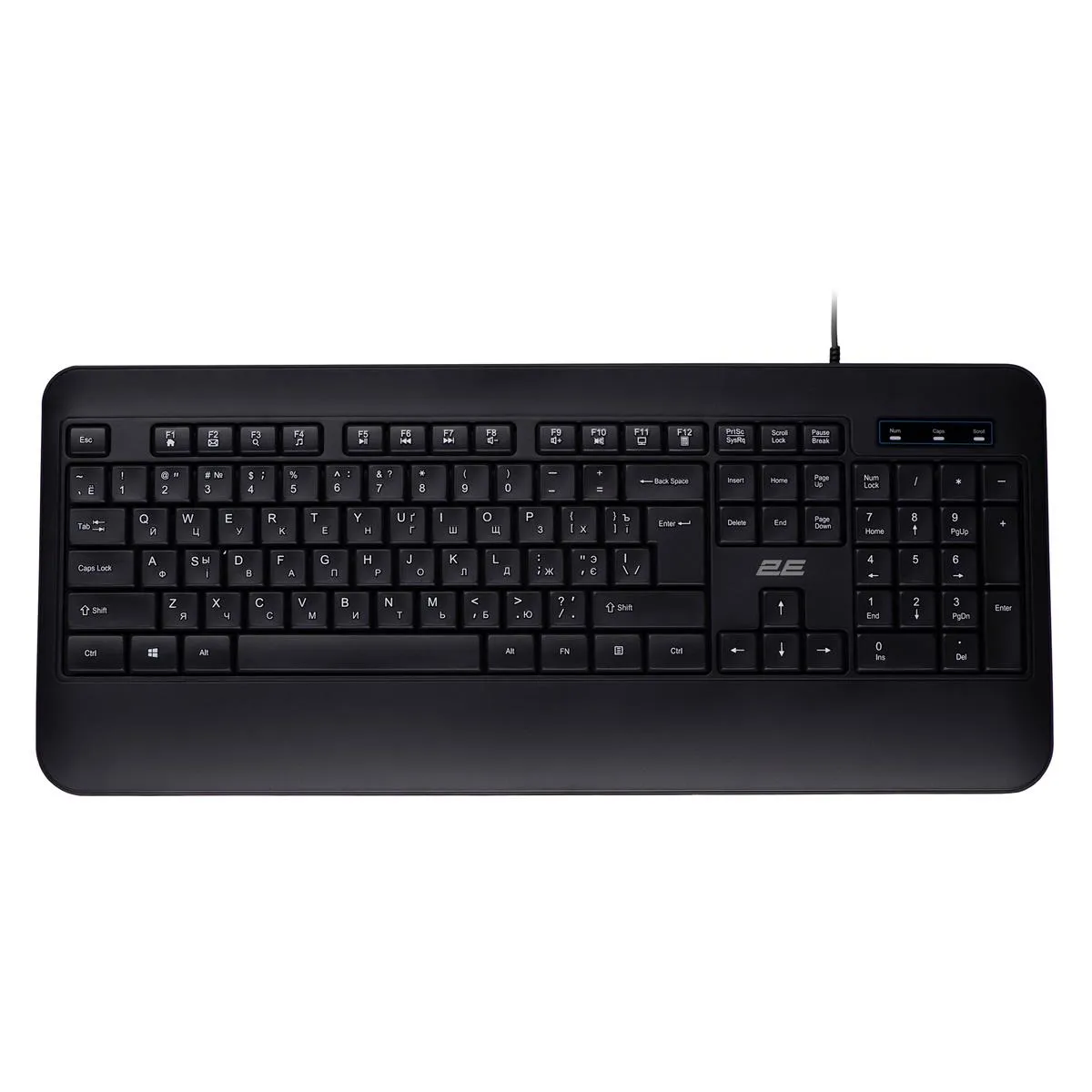 Клавіатура 2E KS109 USB Black (2E-KS109UB) - мініатюра 8