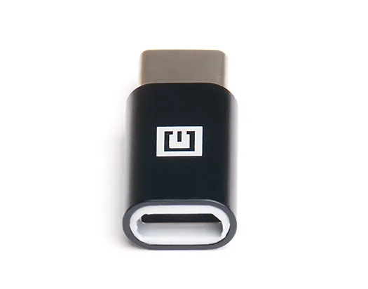 Адаптер REAL-EL micro USB - USB Type-C (F/M), Black (EL123500018) - мініатюра 3