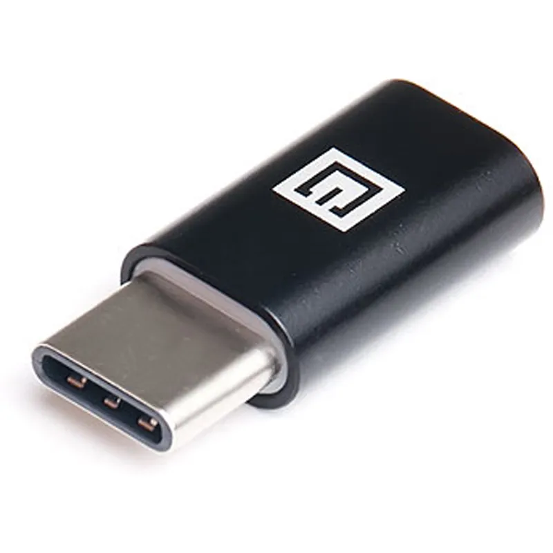 Адаптер REAL-EL micro USB - USB Type-C (F/M), Black (EL123500018) - мініатюра 4
