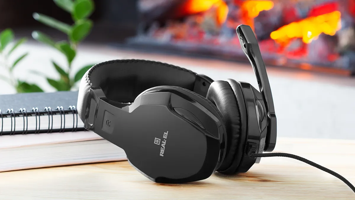 Гарнітура REAL-EL GDX-7200 Black - мініатюра 9