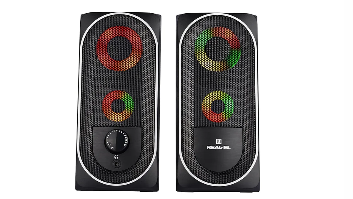 Акустична система REAL-EL S-110 Black - зображення 1