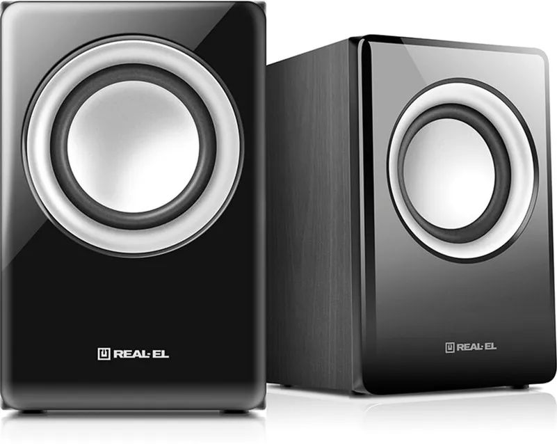 Акустична система REAL-EL S-215 Black - зображення 1