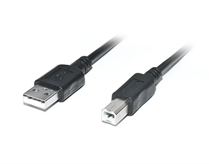 Кабель REAL-EL Pro USB - USB Type-B V 2.0 (M/M), 2 м, чорний (EL123500026) - зображення 1