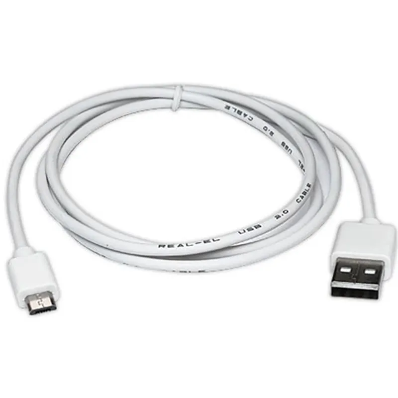 Кабель REAL-EL Pro USB - micro USB V 2.0 (M/M), 0.6 м, білий (EL123500022) - мініатюра 2