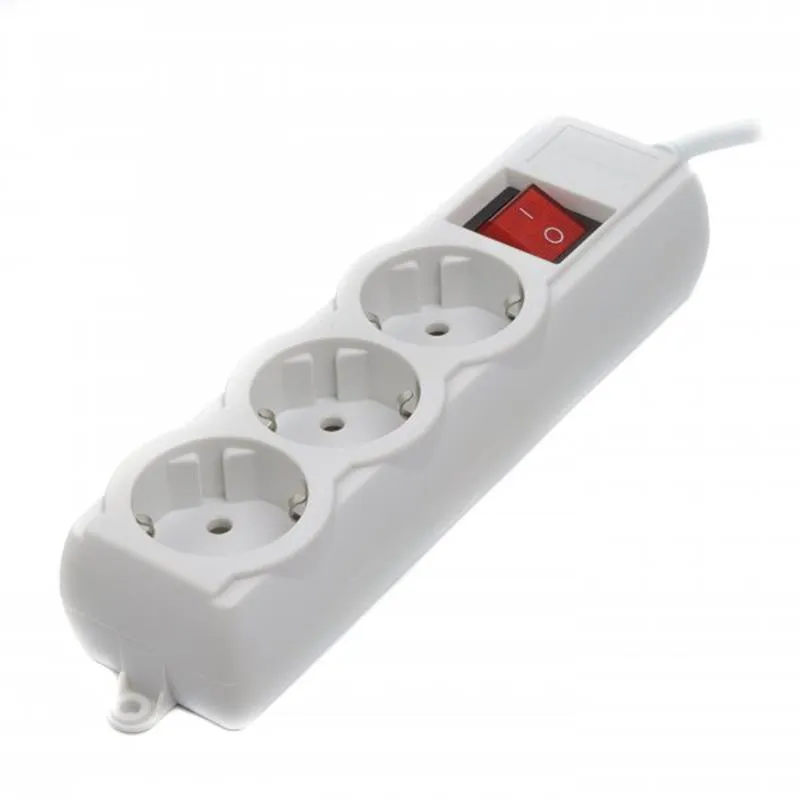 Фільтр живлення Gembird Pro (SPG3-G-10G-PRO) 3 розетки, 3м, сірий - мініатюра 2