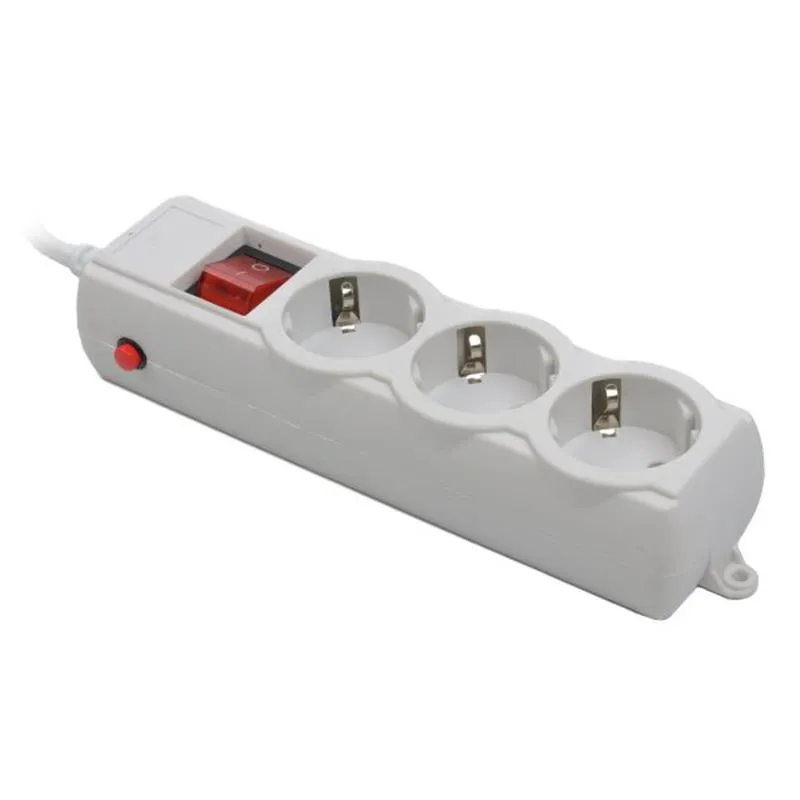 Фільтр живлення Gembird Pro (SPG3-G-15G-PRO) 3 розетки, 4.5м, сірий - мініатюра 3