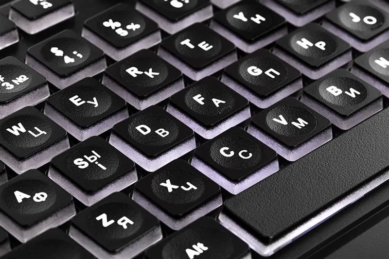 Клавіатура 2E KS120 White Backlight EN/UK Black (2E-KS120UB_UA) - мініатюра 8