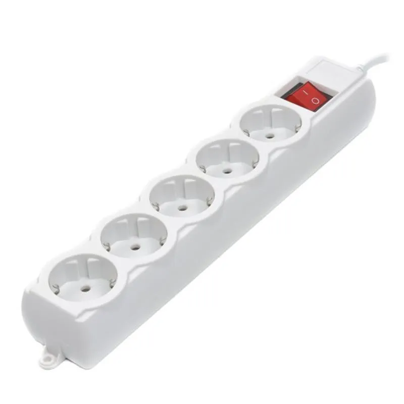 Фільтр живлення Gembird Pro (SPG5-G-6G-PRO) 5 розеток, 1.8м, сірий - мініатюра 2