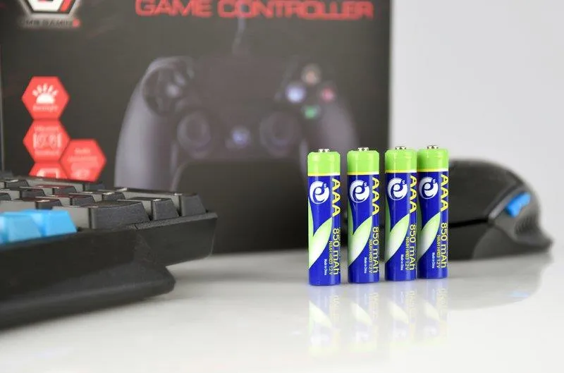 Акумулятор EnerGenie AAA/HR03 Ni-MH 850 mAh BL 4шт - зображення 1