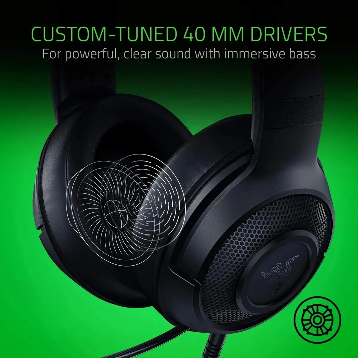Гарнітура Razer Kraken X Lite Black (RZ04-02950100-R381) - мініатюра 8
