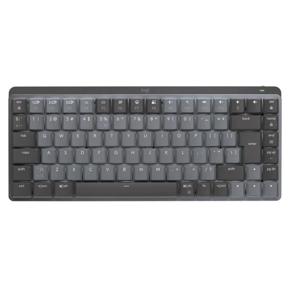 Клавіатура бездротова Logitech MX Mechanical Mini Minimalist Graphite (920-010780) - зображення 1