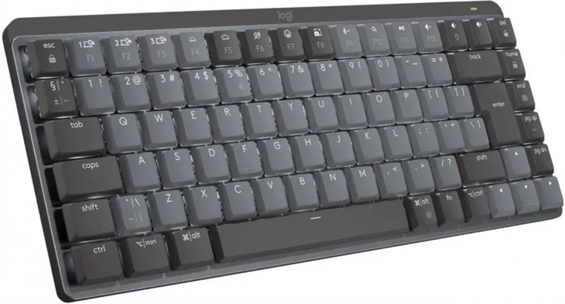 Клавіатура бездротова Logitech MX Mechanical Mini Minimalist Graphite (920-010780) - мініатюра 2